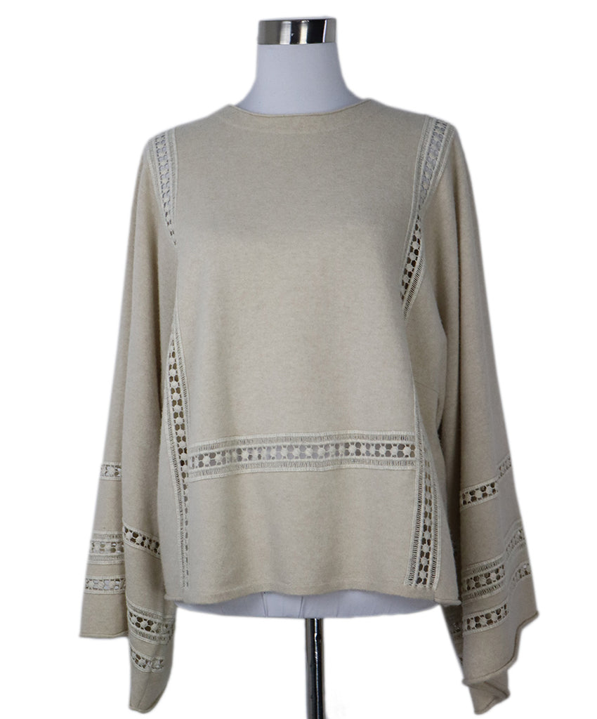 Chloe Oatmeal Wool & Cashmere Sweater 1