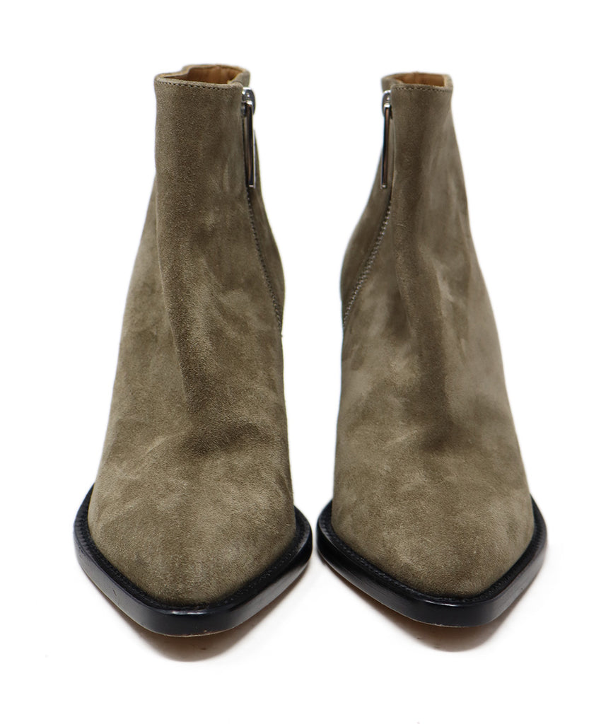 Chloe Taupe Suede Booties 3