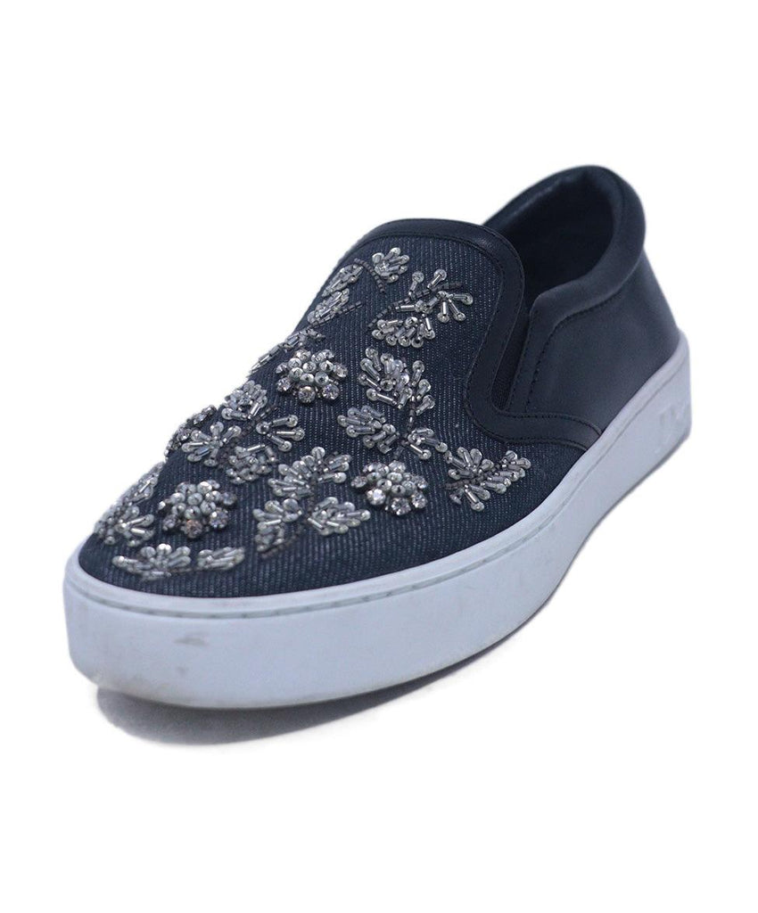 Christian Dior Denim Embellished Sneakers 