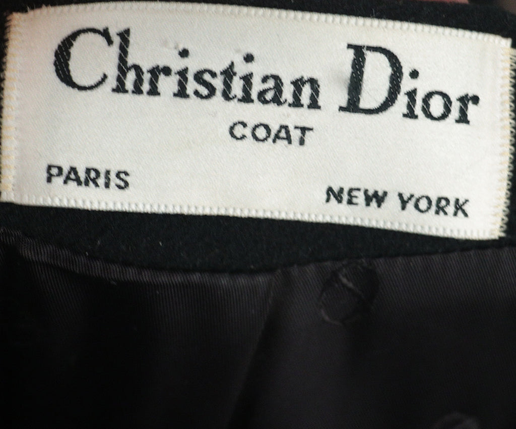 Christian Dior Black Wool Coat 3