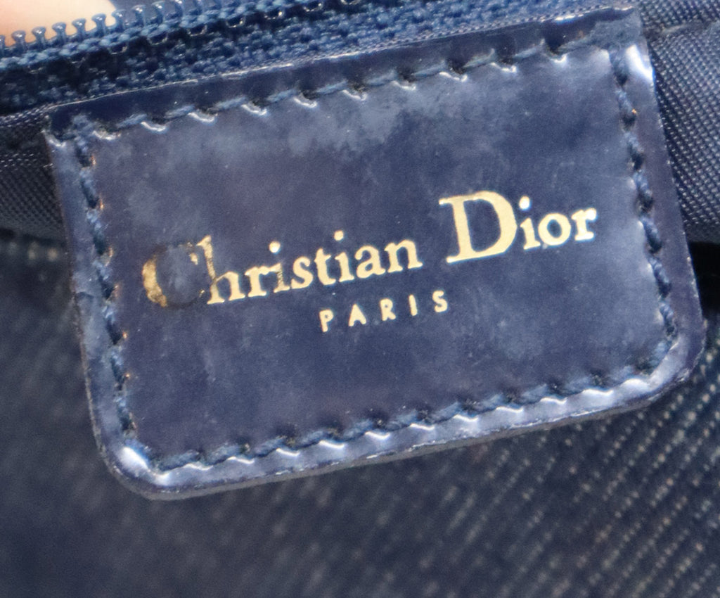 Christian Dior Vintage Denim Shoulder Bag 7