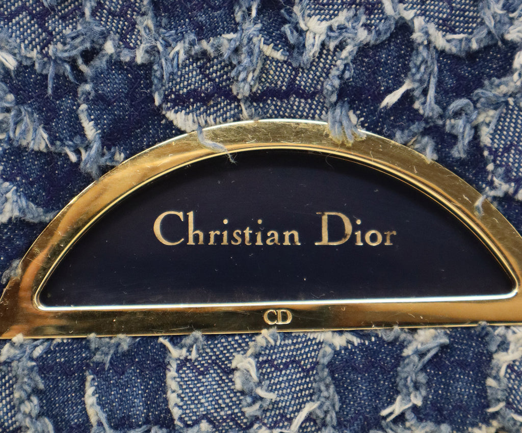 Christian Dior Vintage Denim Shoulder Bag 10