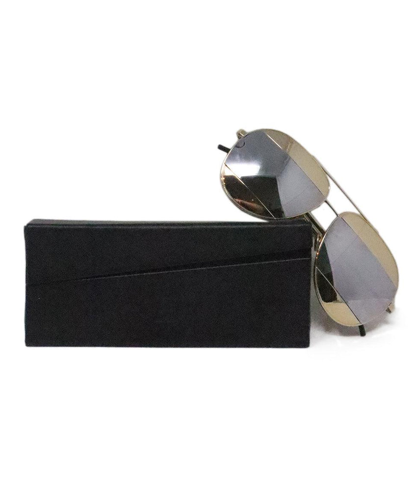 Christian Dior Gold Sunglasses 5