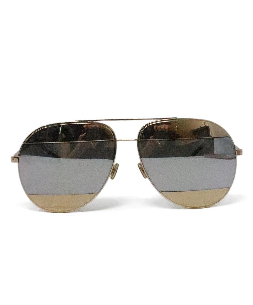 Christian Dior Silver & Gold Sunglasses 