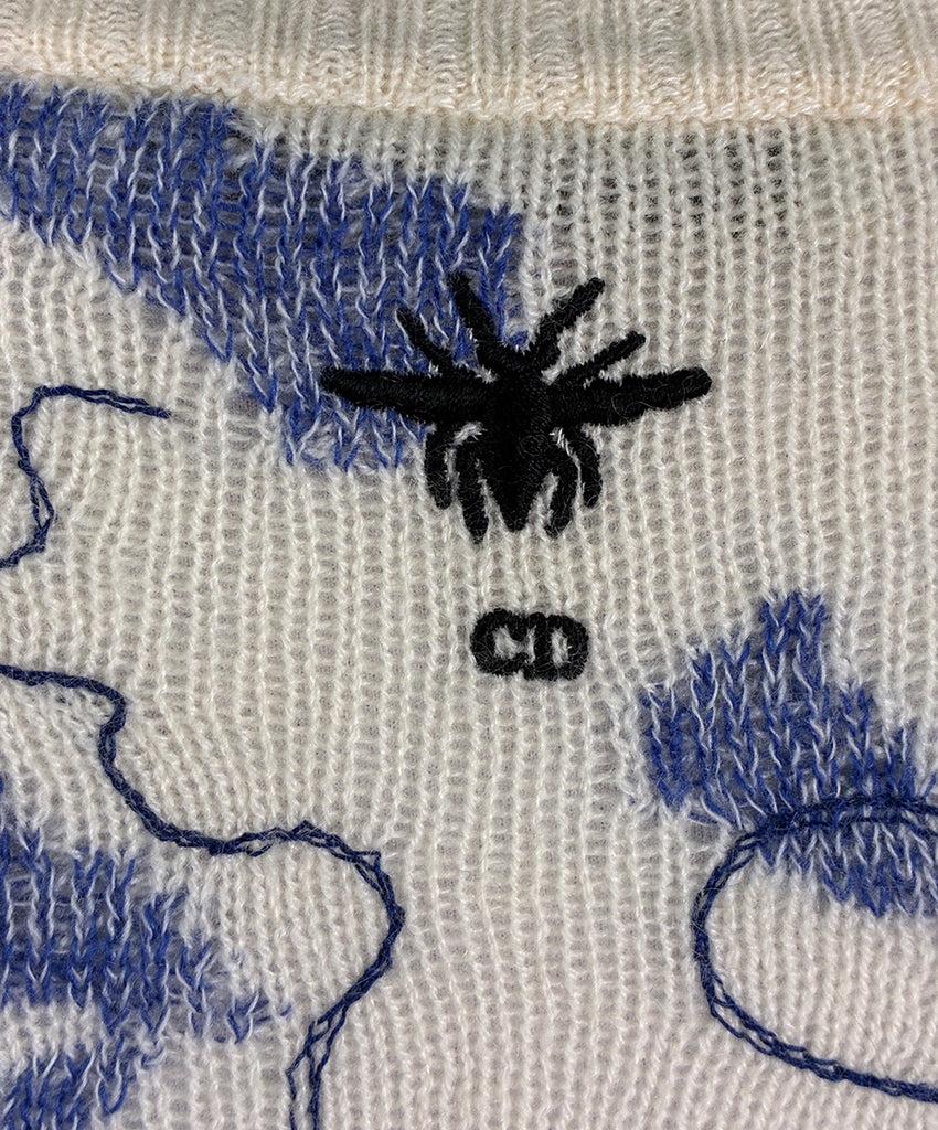 Christian Dior 2020 Around the World Cashmere Sweater sz 8 l