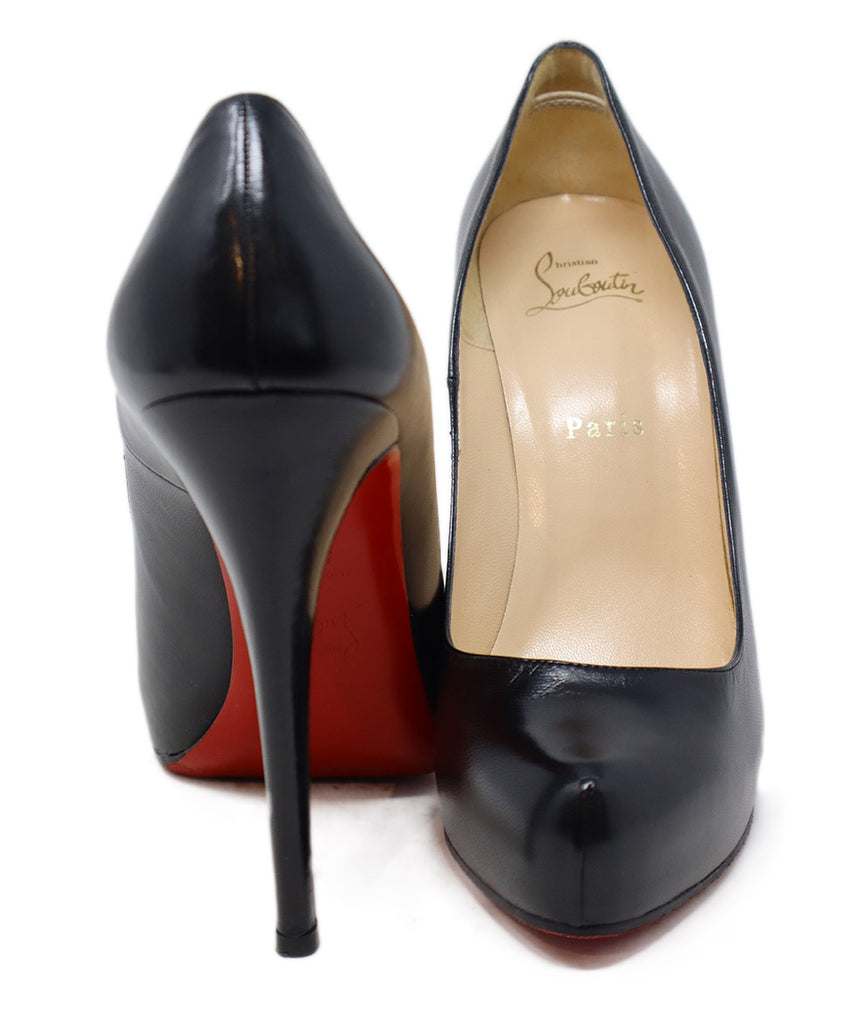 Christian Louboutin Black Leather Red Bottom Heels 2