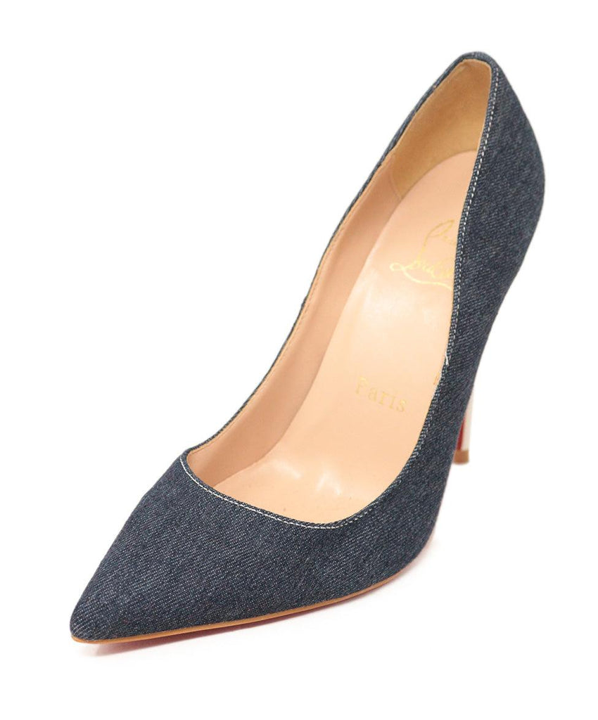 Louboutin deals denim heels