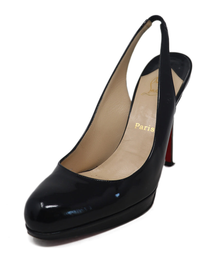 Christian Louboutin Black Patent Leather Heels 