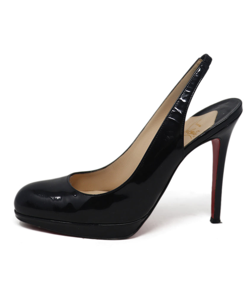 Christian Louboutin Black Patent Leather Heels 1