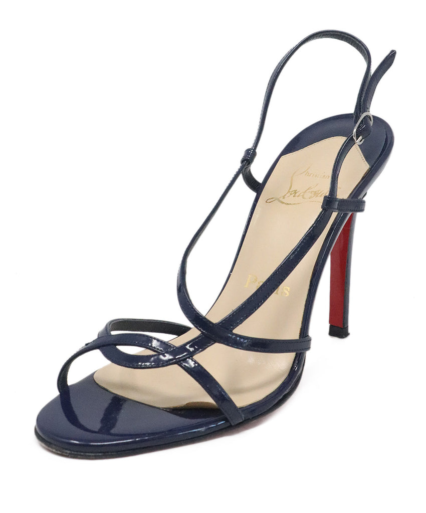 Christian Louboutin Navy Patent Leather Heels 