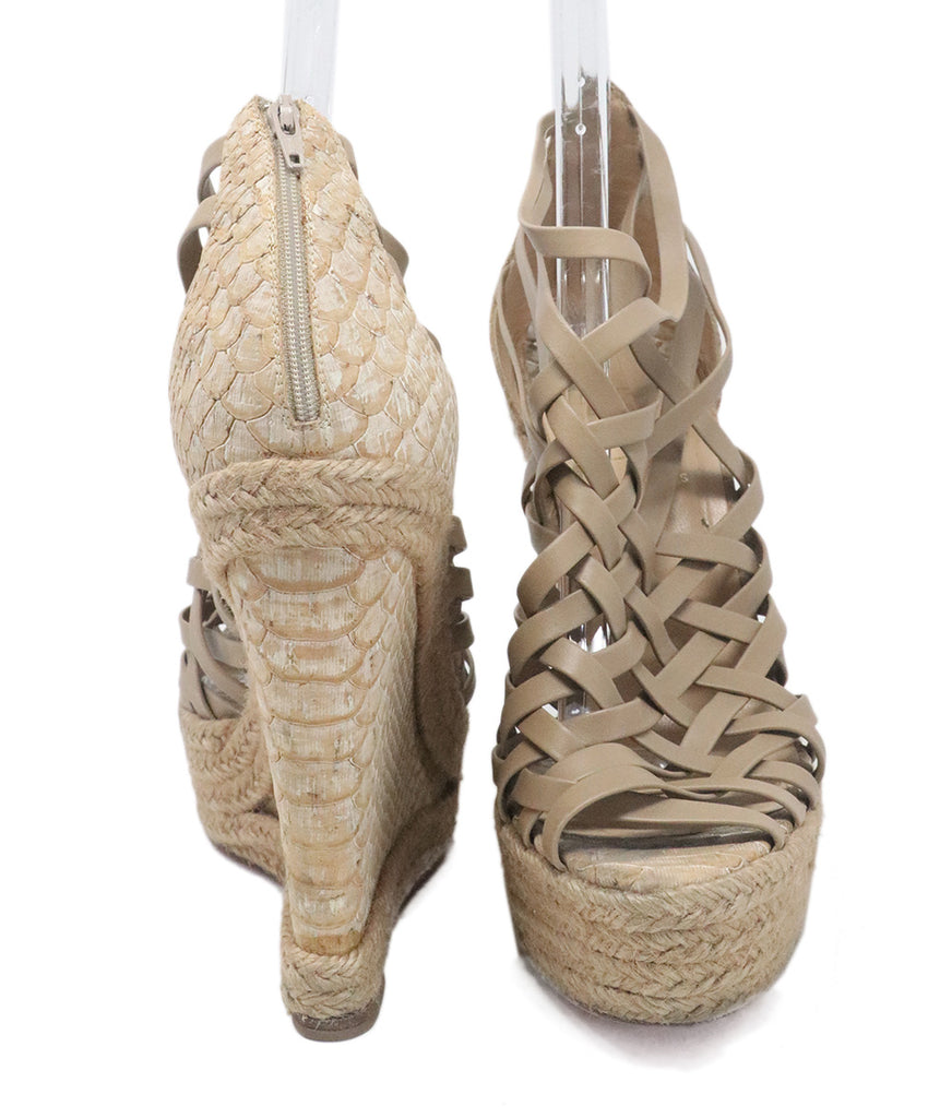 Christian Louboutin Tan Leather Espadrilles 2