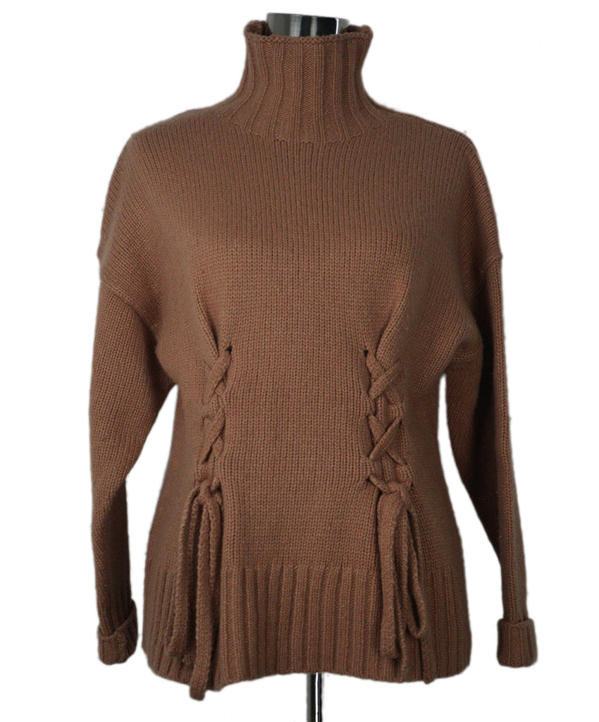 Cinq a' sept Peach Neutral Wool Sweater 