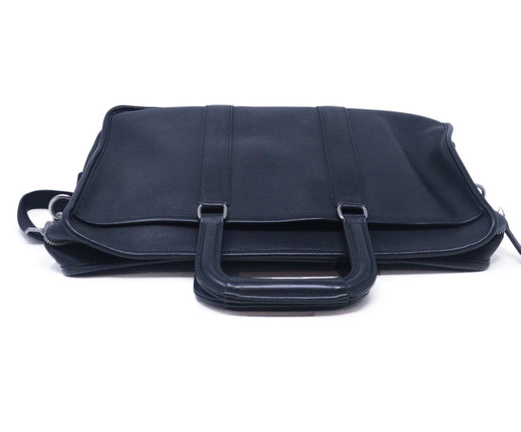 Coach Black Leather Briefcase 4