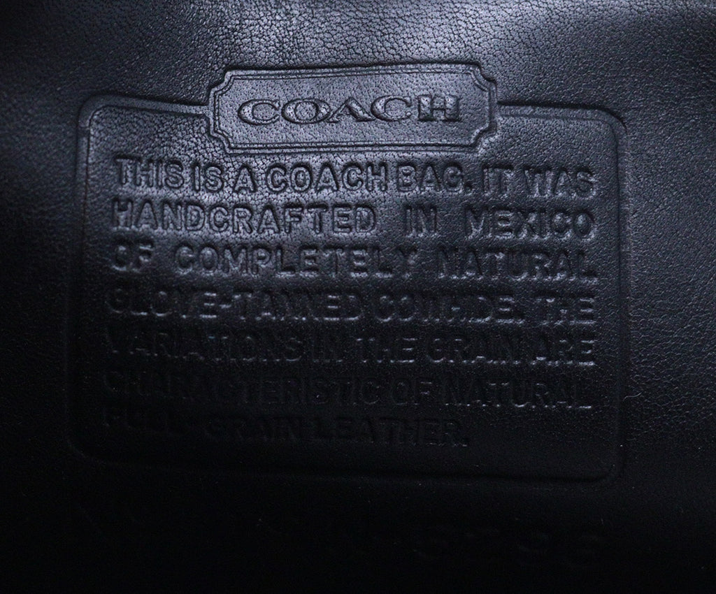 Coach Black Leather Briefcase 6