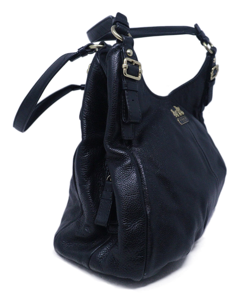 Coach Black Leather Hobo Bag 1