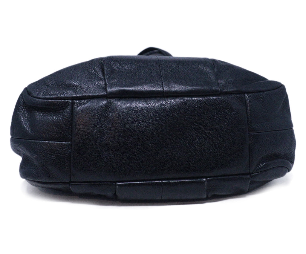 Coach Black Leather Hobo Bag 3