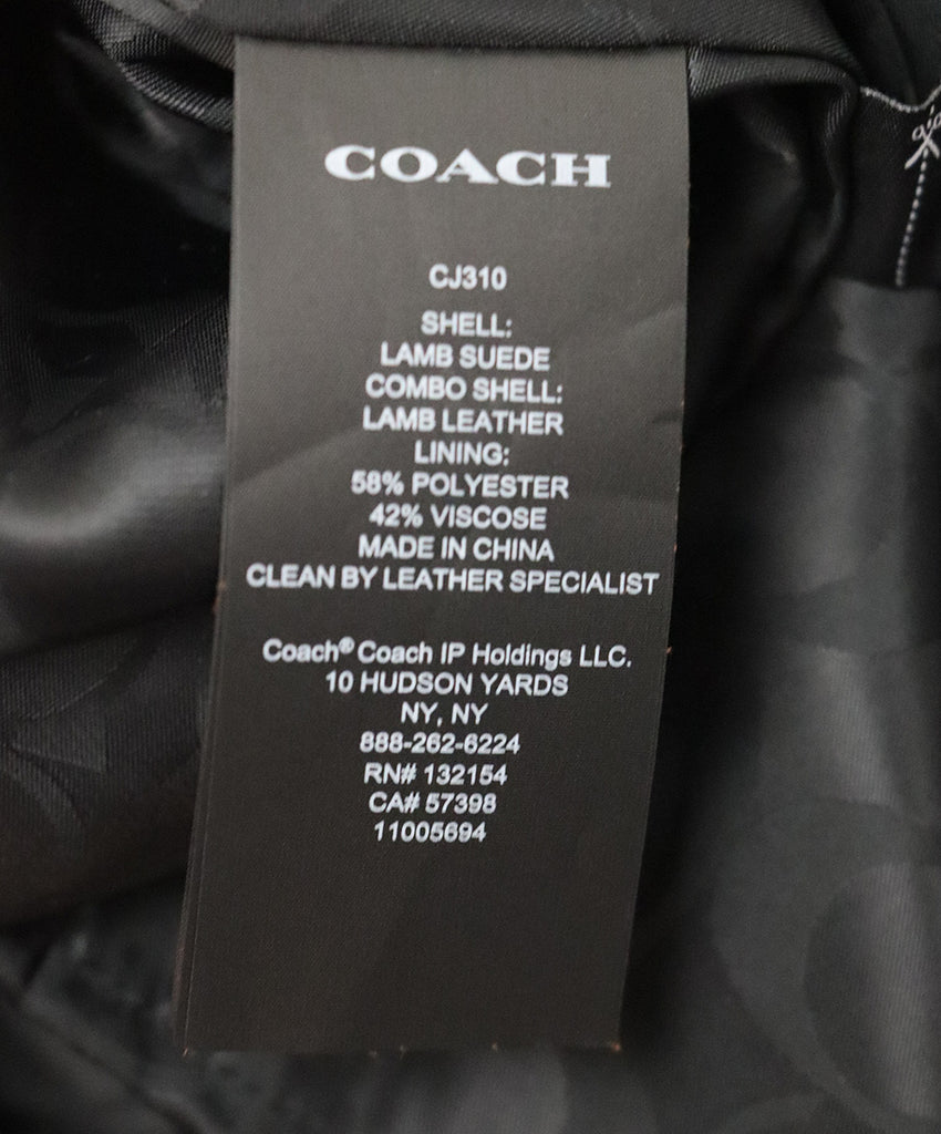 Coach Brown Suede Leather Mini Skirt 4