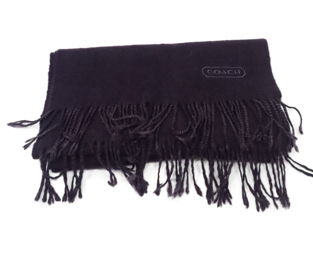 Coach Purple Cashmere Scarf 1