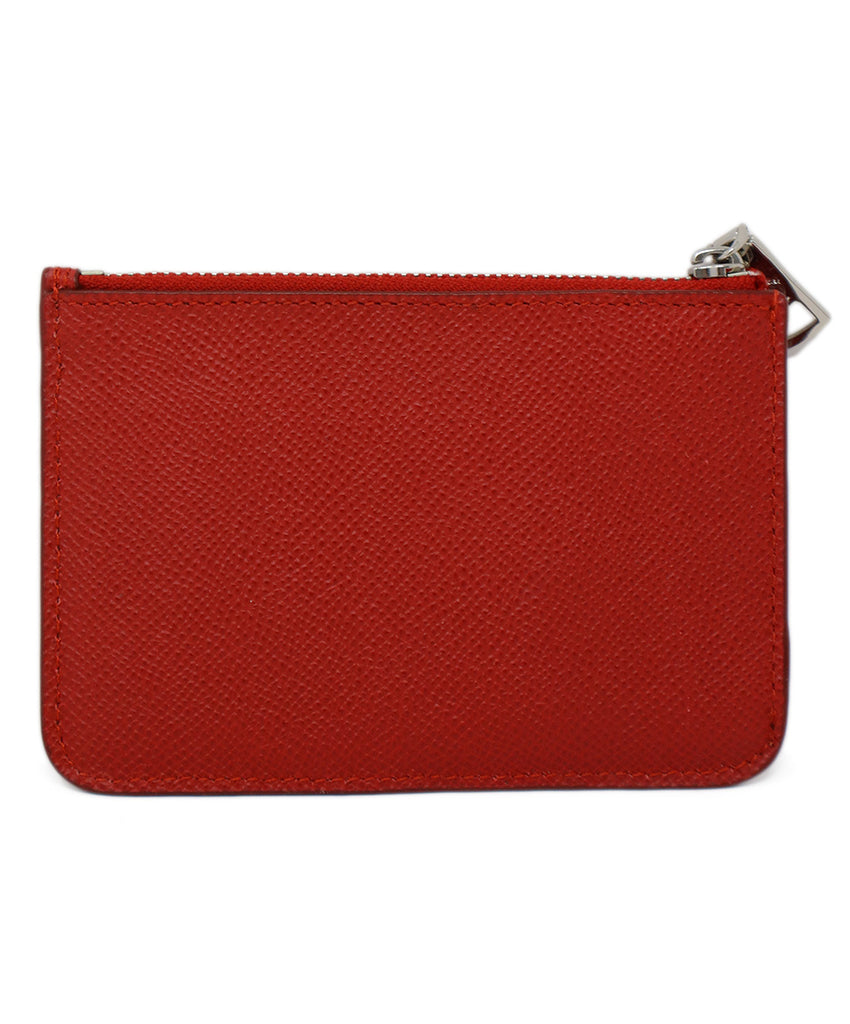 Coach Red Leather Leather Change Purse 2