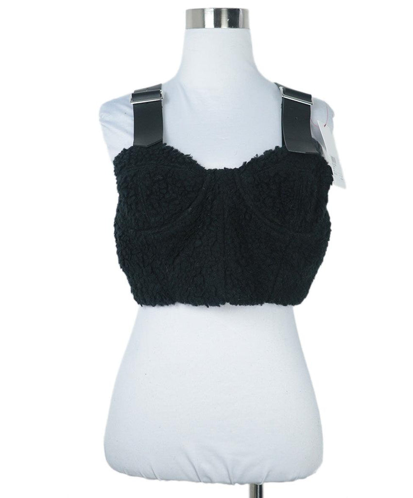 Comme Des Garcons Black Bustier Top 