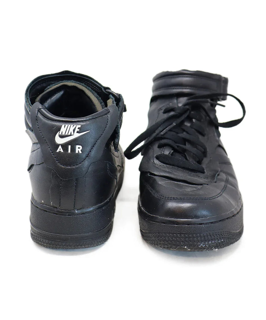 Comme Des Garcons x Nike Black Leather Sneakers sz 6.5 l Michael's