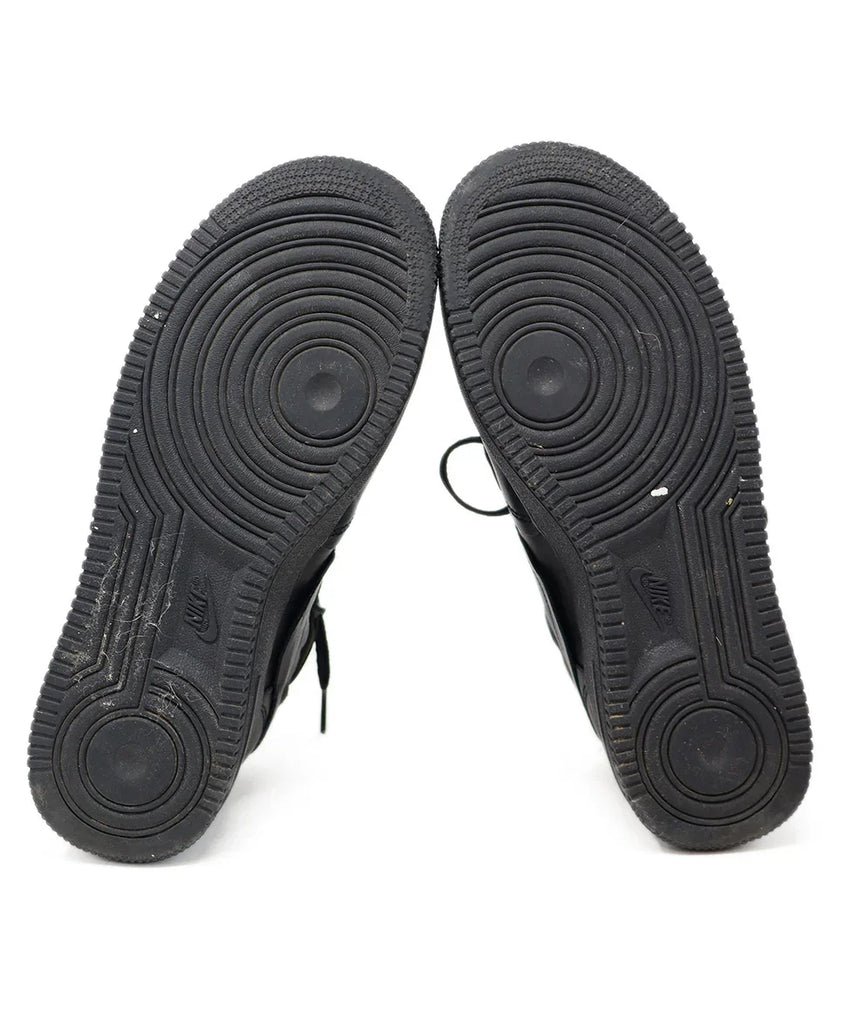 Comme Des Garcons x Nike Black Leather Sneakers sz 6.5 l Michael's