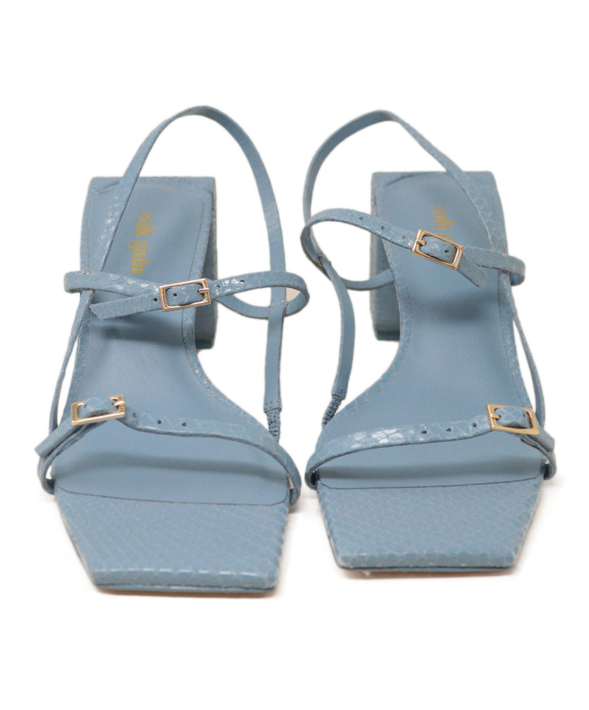 Cult Gaia Blue Leather Sandals 3