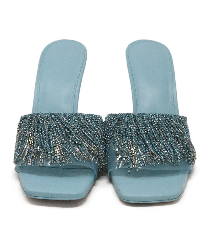 Cult Gaia Blue Rhinestone Heels 3