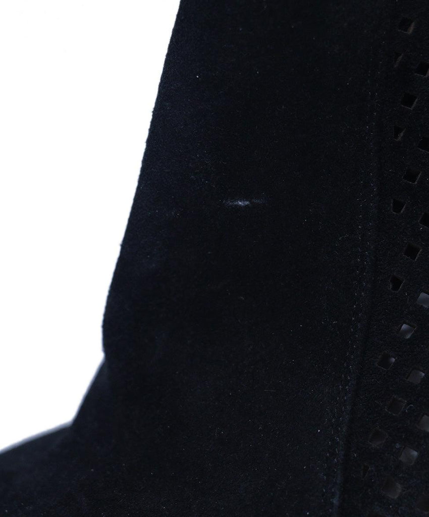 DVF Black Suede Cutout Booties 5