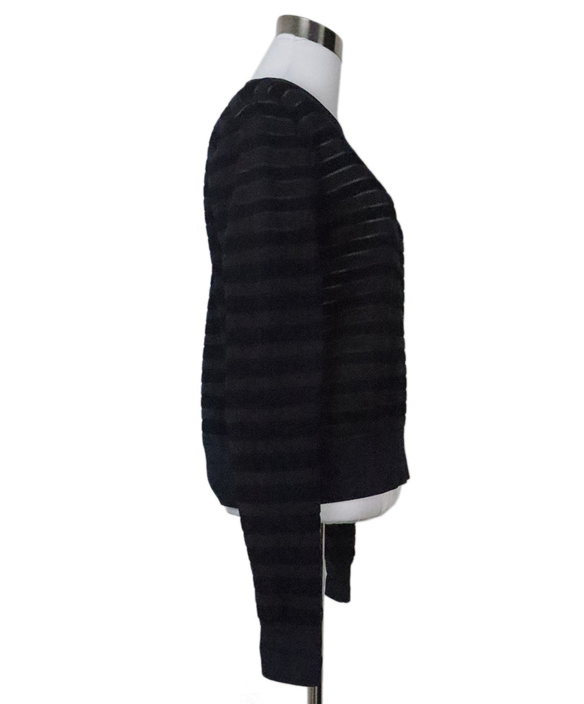 DVF Black & Blue Striped Sweater 1