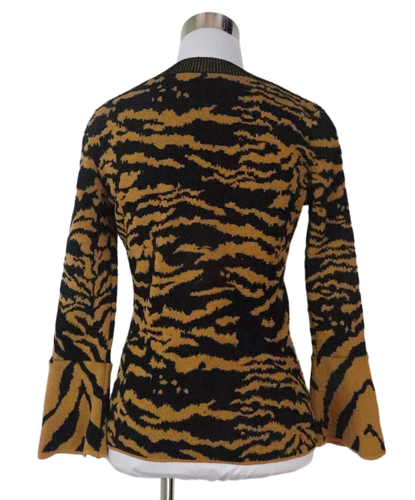 DVF Black & Tan Animal Print Sweater 2