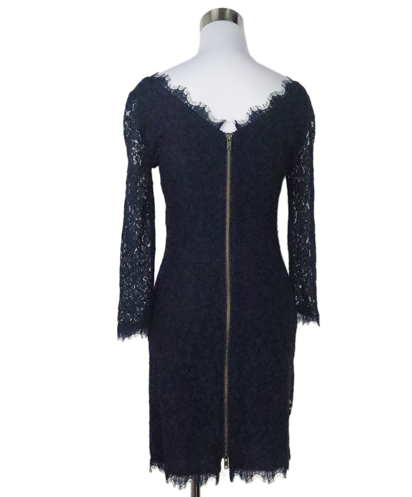 DVF Navy Lace Dress 2