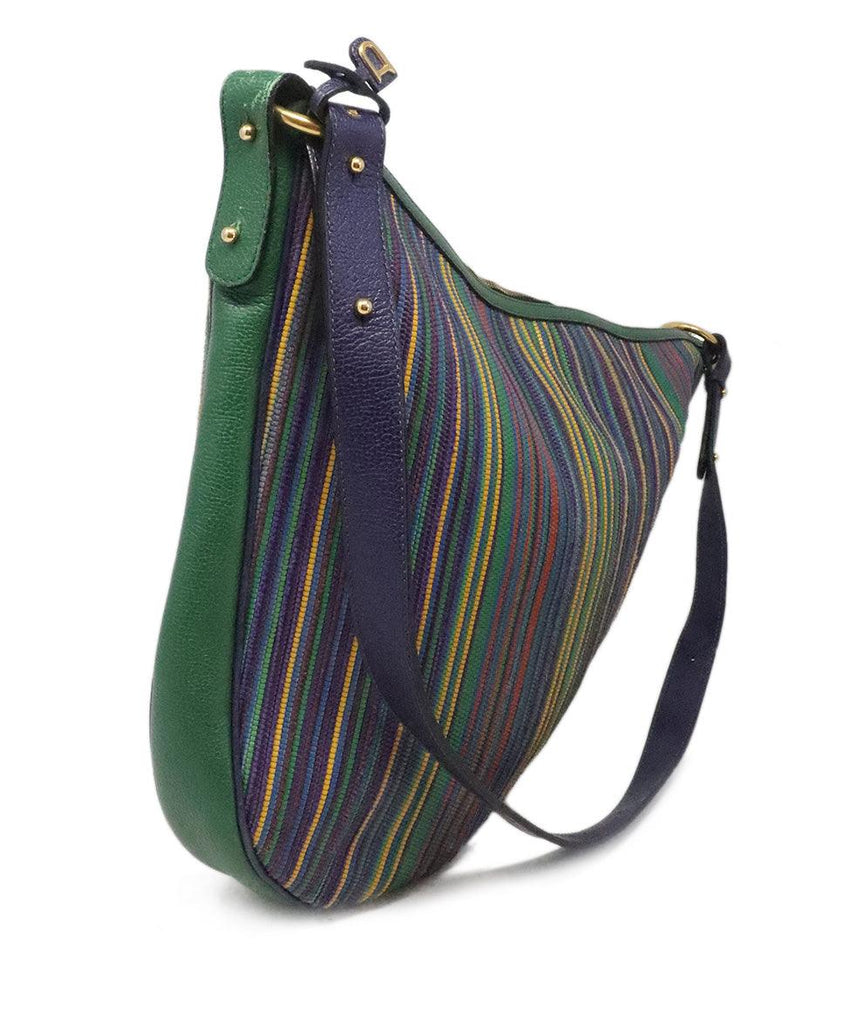 Delvaux Multicolor Striped Shoulder Bag 1