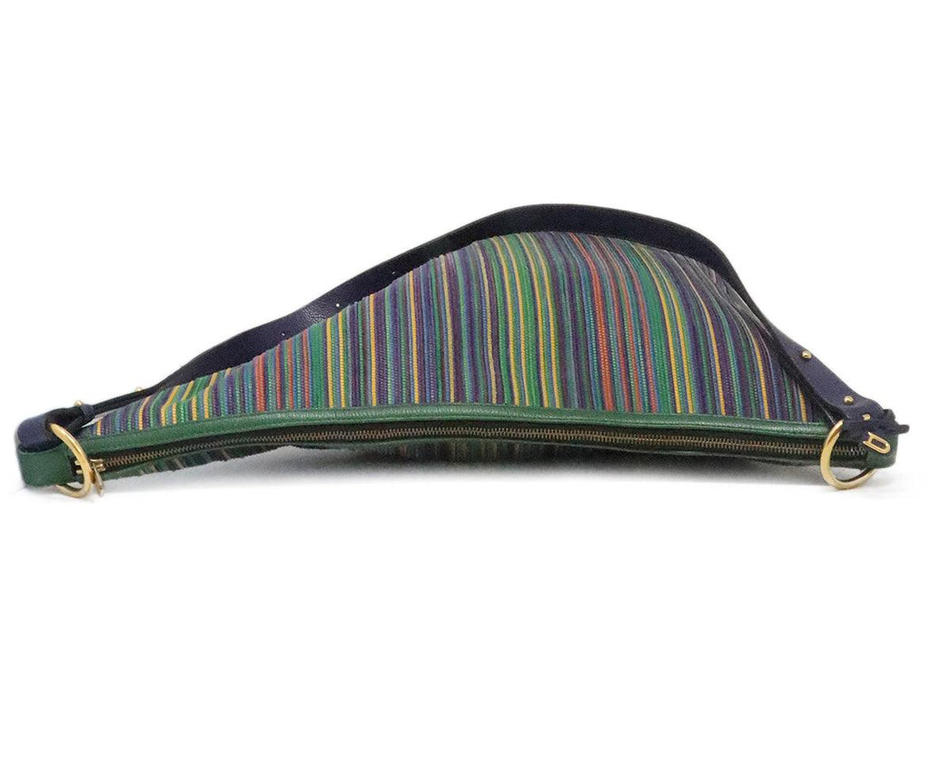 Delvaux Multicolor Striped Shoulder Bag 4