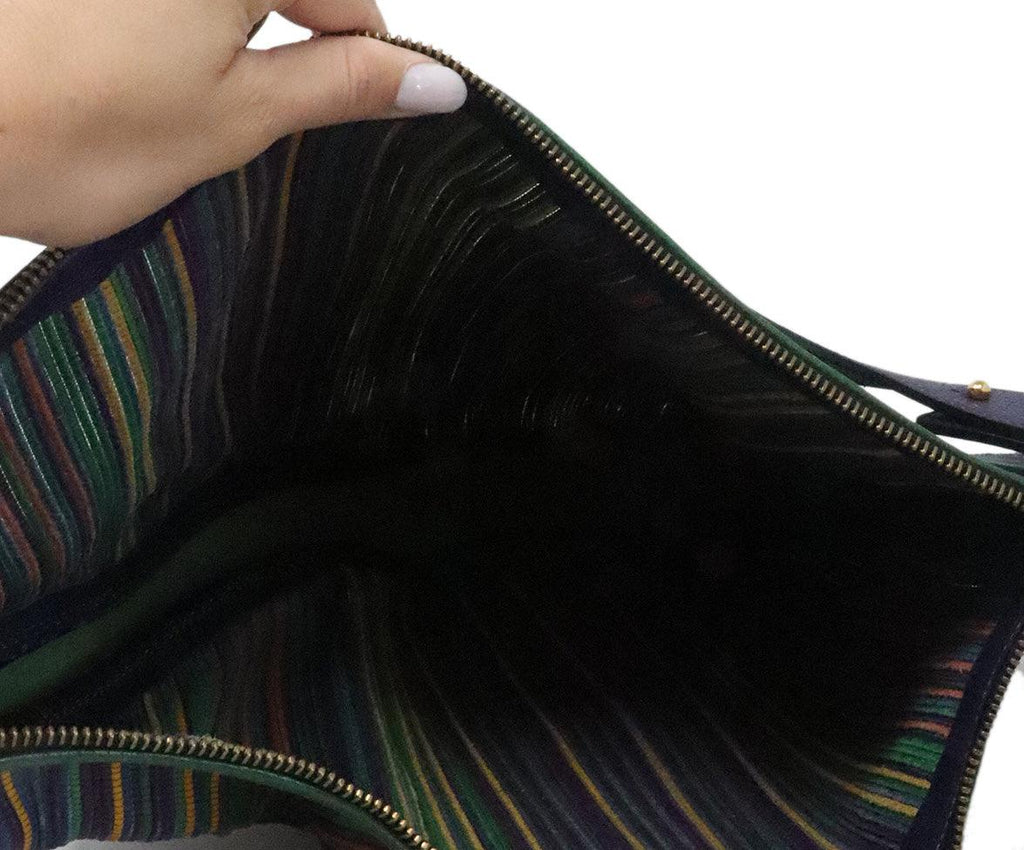 Delvaux Multicolor Striped Shoulder Bag 5