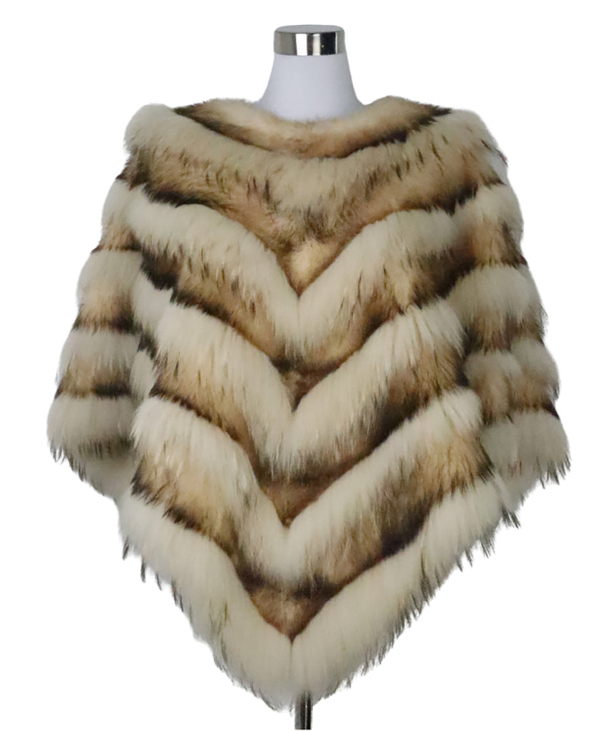 Dennis Basso Fox Fur Poncho 