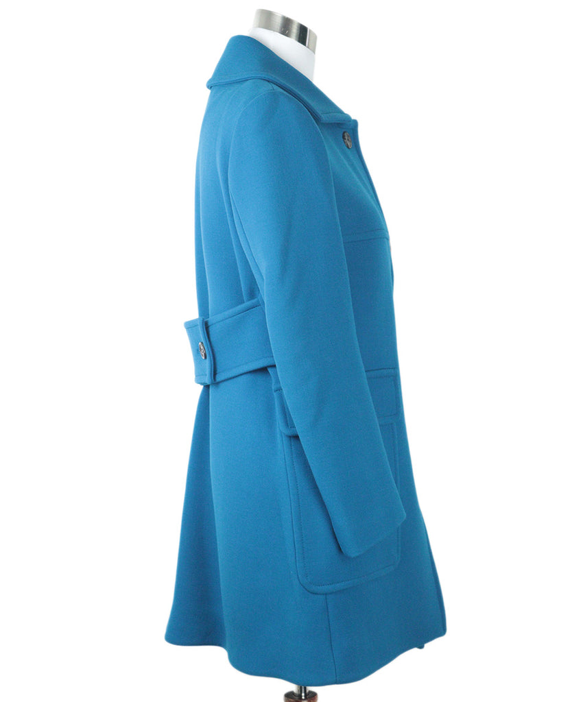 Derek Lam Blue Wool Coat 1