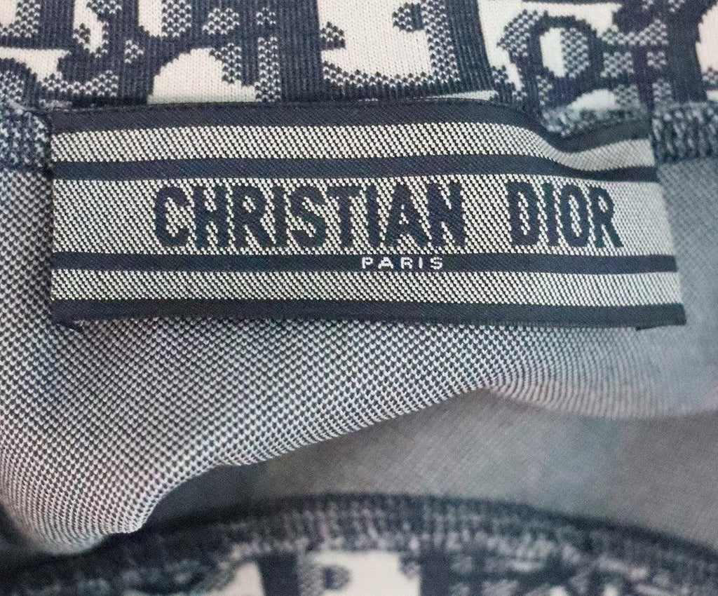 Dior Navy Logo Print Top 3