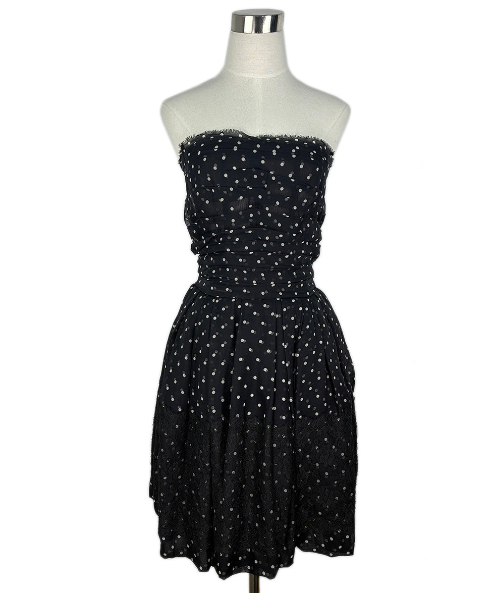 Dolce & Gabbana Vintage Polka Dot Mini Dress sz 40 l Michael's Luxury Consignment – Michael's Consignment NYC