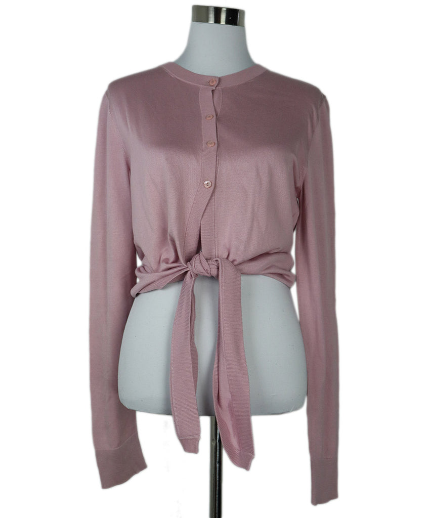 Dolce & Gabbana Lilac Cotton Cardigan 