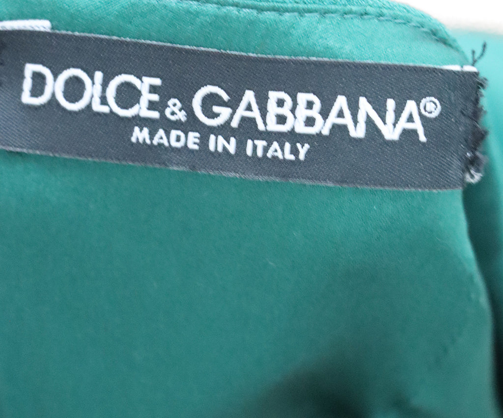 Dolce & Gabbana Green Viscose Dress 3