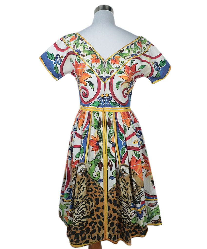 Dolce & Gabbana Multi Print Cotton Dress 2