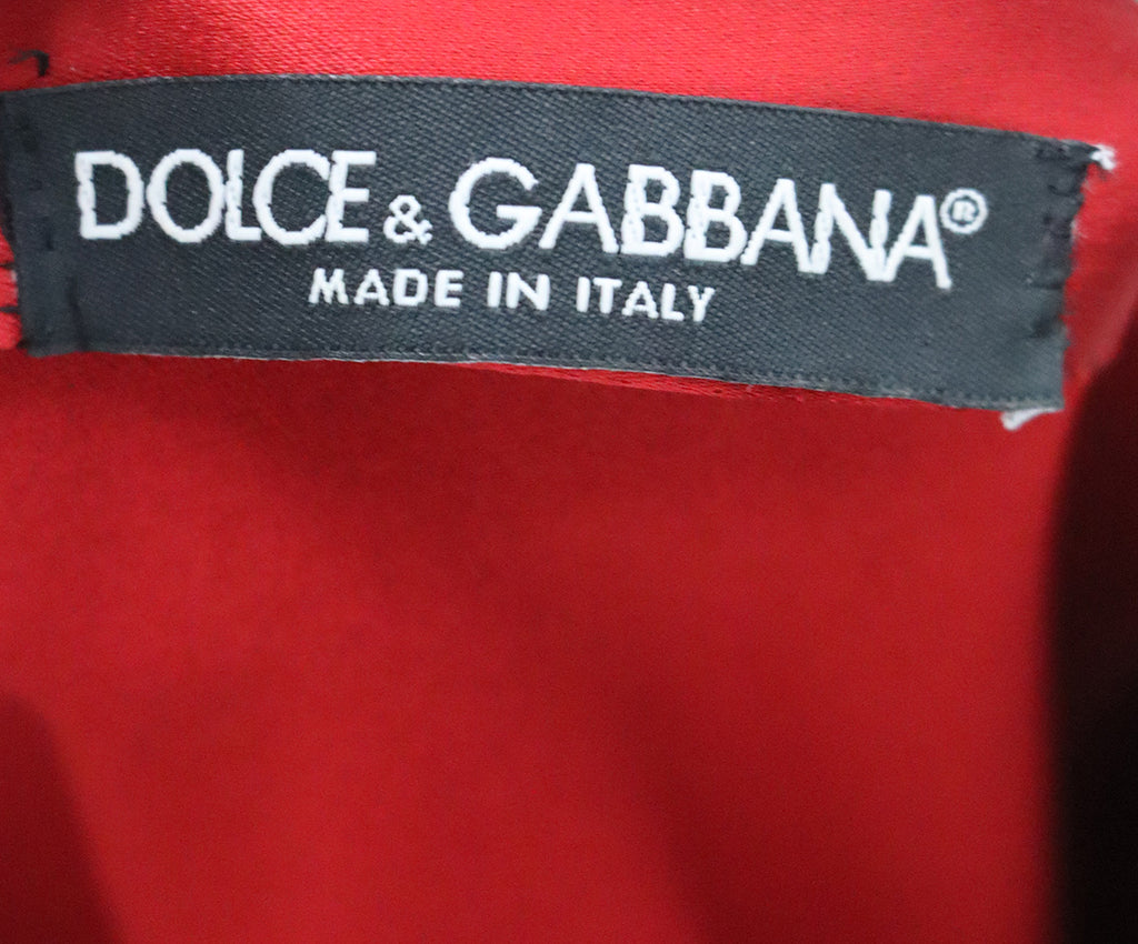 Dolce & Gabbana Red Viscose Dress 3