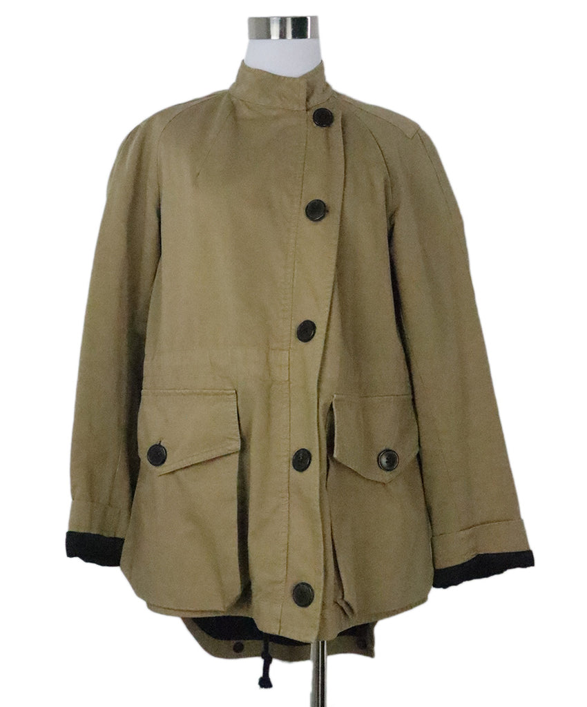 Dries Van Noten Khaki Cotton Jacket 