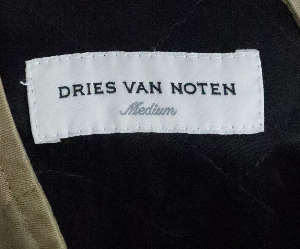 Dries Van Noten Khaki Cotton Jacket 3