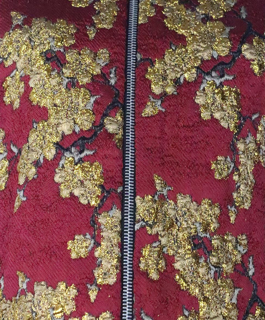 Dries Van Noten Red & Gold Applique Vest 4