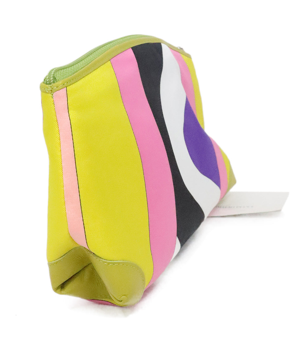 abstract-print makeup bag, PUCCI