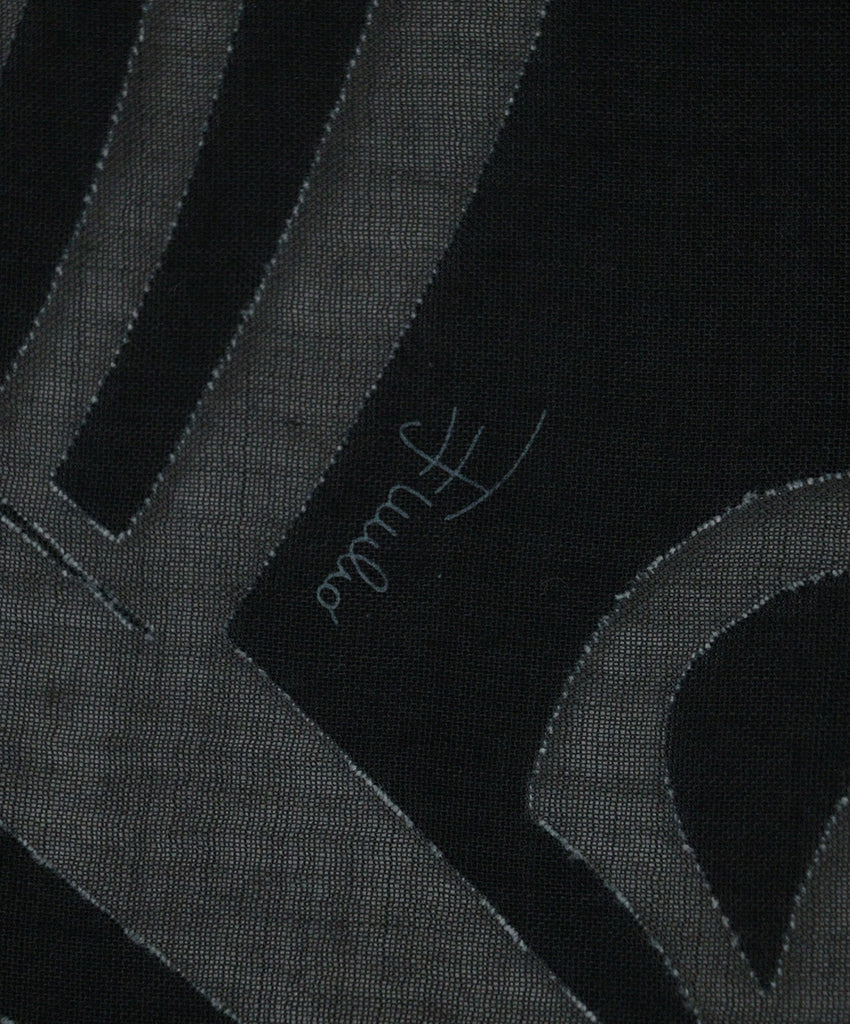 Emilio Pucci Grey & Black Print Wool Scarf 6