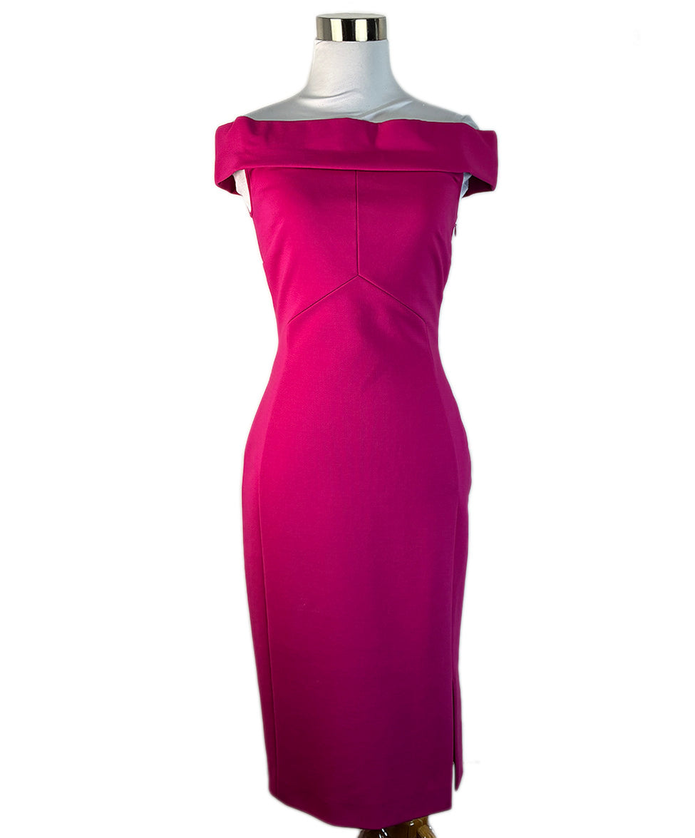 emilio pucci dress Fuchsia Polyamide Viscose Sleeveless sz 8 l Michael's Luxury Consignment – Michael's Consignment NYC Size:XL_26-28 Light blue long prom Contrasting trim semi formal mini dress