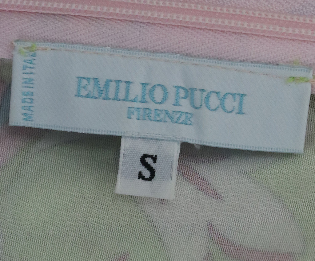 Emilio Pucci Pink & Green Cotton Top 3